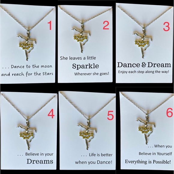 🆕 Ballerina Necklace - Yellow - Picture 2 of 12